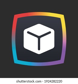 Cube - App Icon Button