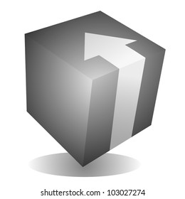 Cube arrow art