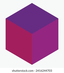 Cube Axonometric projection Shape Angle 3d isometric victor