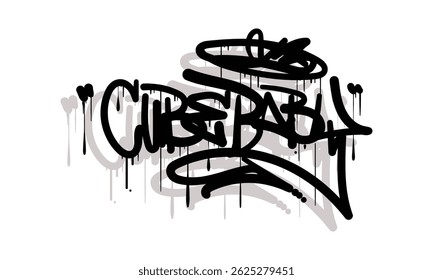 CUBE BABY graffiti tag style design