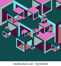 Cube background