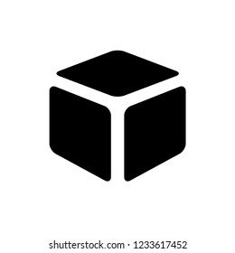 cube, block icon trendy