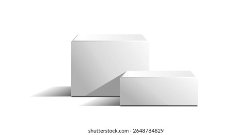 cube block podium stage pedestal and platform vector, a minimalist display element. Ideal for product showcases, presentations, awards, exhibitions, and modern design.