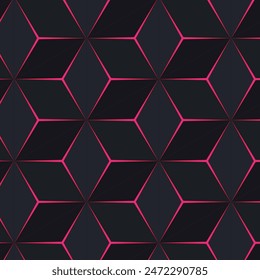 Cube Box Graphic Vector Pattern