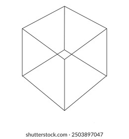 Icono de caja de cubo Diseño de ilustración simple