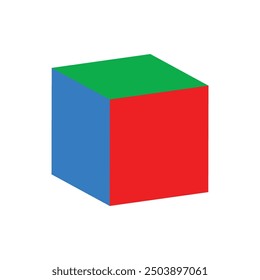 cube box icon simple illustration design