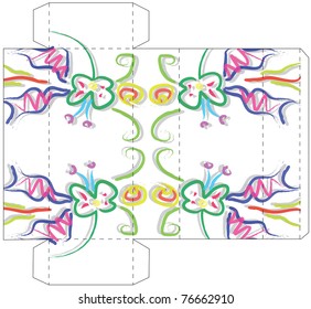 Cube box template