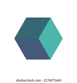 Cube business vector icon illustration