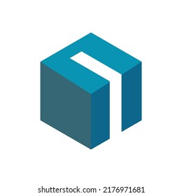 Icono de vector de negocio de cubos