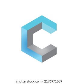 Cube business vector icon illustration