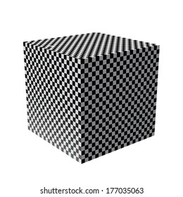 Cube checkered