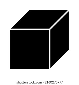 Cube, Cubic or Box Icon. vector illustration