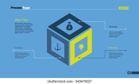 Cube Diagram Slide Template
