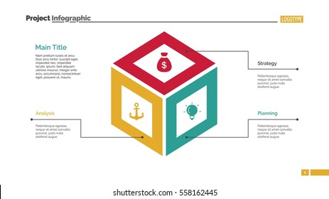 Cube Diagram Slide Template