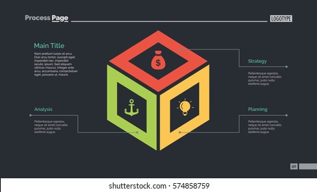 Cube Diagram Slide Template