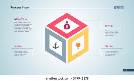 Cube Diagram Slide Template