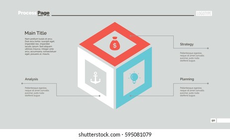 Cube Diagram Slide Template
