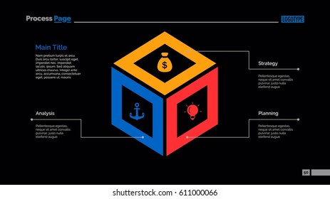 Cube Diagram Slide Template