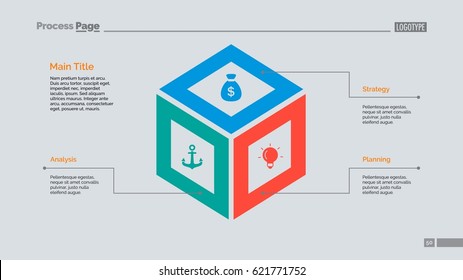 Cube Diagram Slide Template