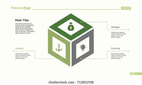 Cube Diagram Slide Template