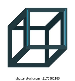 cube geometric figure tech icon