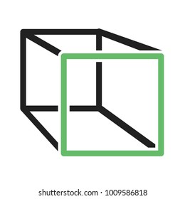 Cube, geometry, cylinder