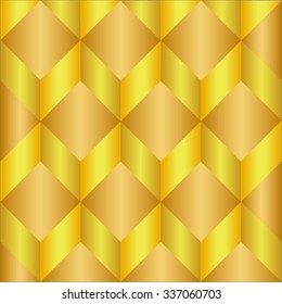 cube gold background