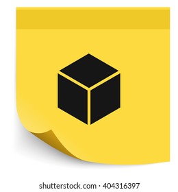 Cube icon.
