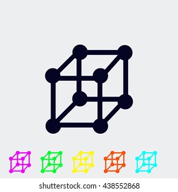  cube icon 