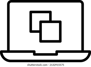 Cube Icon, Art And Design Sign And Symbol Isolated On White Background.