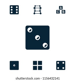 Cube icon. collection of 7 cube filled icons such as . editable cube icons for web and mobile.