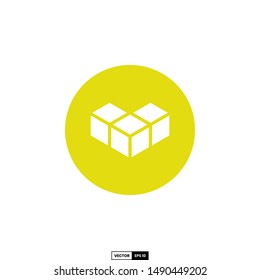 cube icon, design inspiration vector template for interface and any purpose