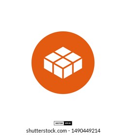 cube icon, design inspiration vector template for interface and any purpose