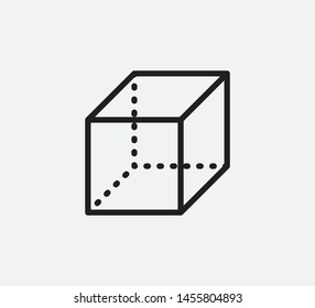 Cube icon design vector ,geometric logo template