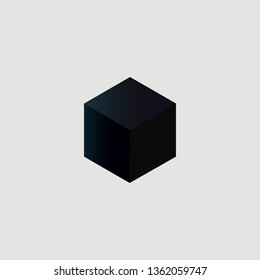 Cube icon, flat design cube, cube icons graphic design vector symbol