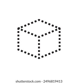 cube icon illustration element design