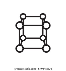 cube icon illustration isolated vector sign symbol