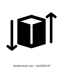 cube icon isolated sign symbol vector illustration - high quality black style vector icons
