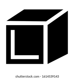 cube icon isolated sign symbol vector illustration - high quality black style vector icons

