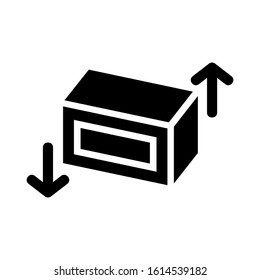 cube icon isolated sign symbol vector illustration - high quality black style vector icons
