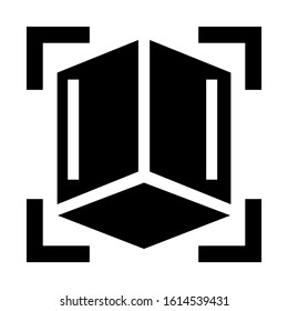 cube icon isolated sign symbol vector illustration - high quality black style vector icons
