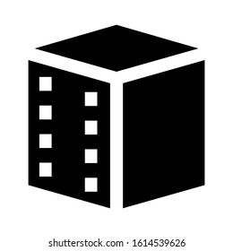 cube icon isolated sign symbol vector illustration - high quality black style vector icons
