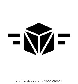 cube icon isolated sign symbol vector illustration - high quality black style vector icons
