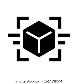 cube icon isolated sign symbol vector illustration - high quality black style vector icons
