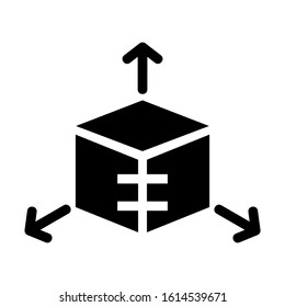 cube icon isolated sign symbol vector illustration - high quality black style vector icons
