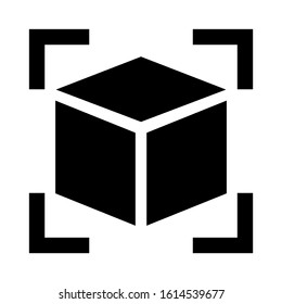 cube icon isolated sign symbol vector illustration - high quality black style vector icons
