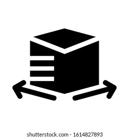 cube icon isolated sign symbol vector illustration - high quality black style vector icons
