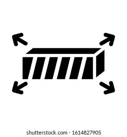 cube icon isolated sign symbol vector illustration - high quality black style vector icons
