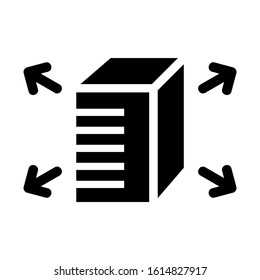 cube icon isolated sign symbol vector illustration - high quality black style vector icons

