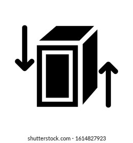 cube icon isolated sign symbol vector illustration - high quality black style vector icons
